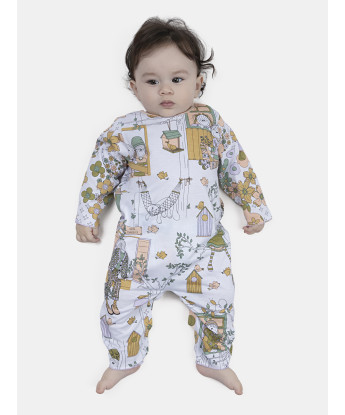 Macacão Feminino Bebe Manga Longa