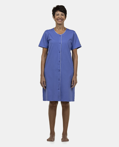Camisola Feminina Adulto Manga Curta Aberta