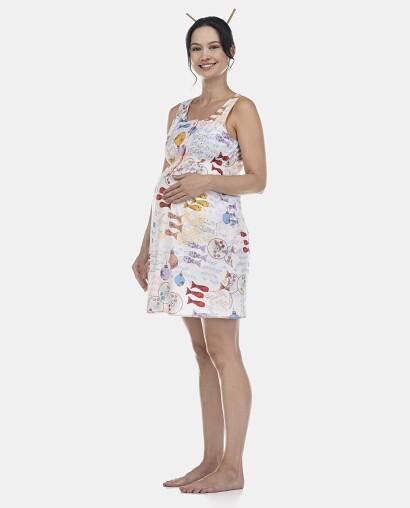 Camisola Feminina Gestante Regata Aberta