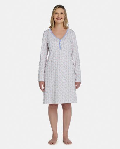 Camisola Feminina Adulto Clássica Manga Longa 