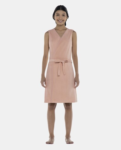 Roupão Feminino Adulto Regata Atoalhado