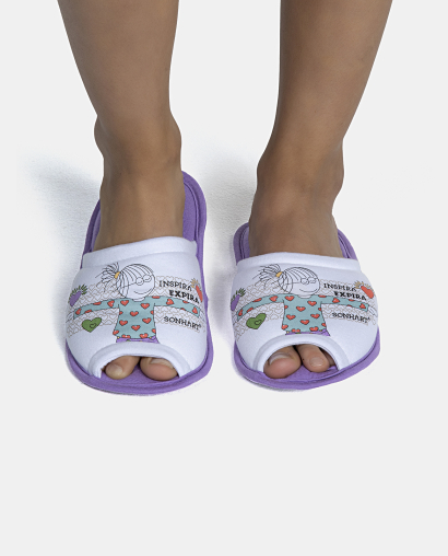 Pantufa Feminina Adulto Com Abertura