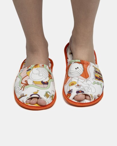 Pantufa Feminina Adulto Com Abertura