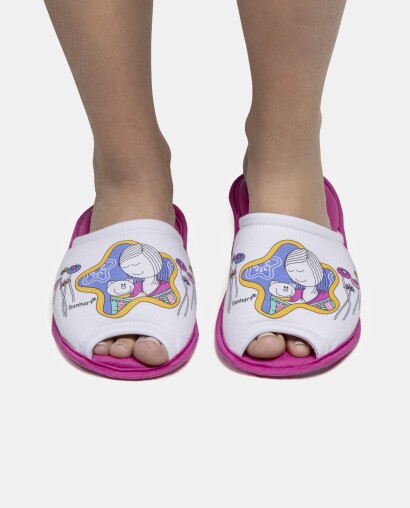 Pantufa Feminina Adulto Com Abertura