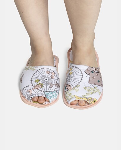 Pantufa Feminina Adulto Com Abertura