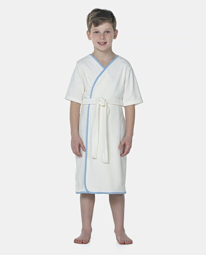 Roupão Masculino Kids Manga Curta Atoalhado