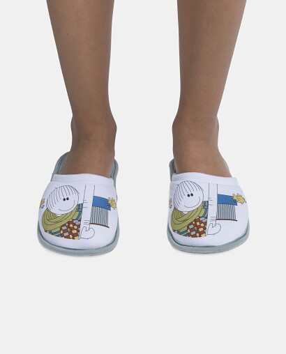 Pantufa Masculina Kids Fechada Estampa Local