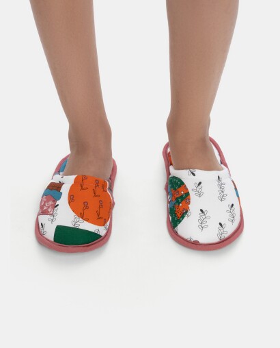 Pantufa Fechada Feminina Infantil Estampada