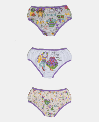 Kit Calcinha Feminino Kids