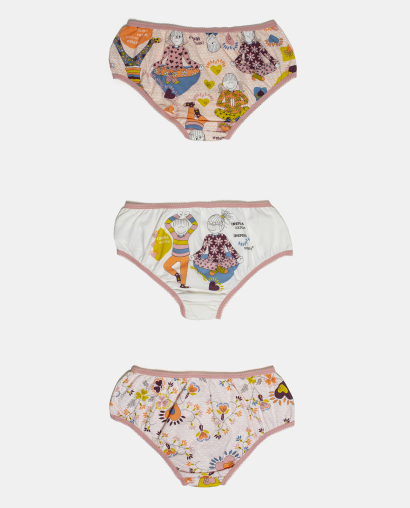 Kit Calcinha Feminino Kids