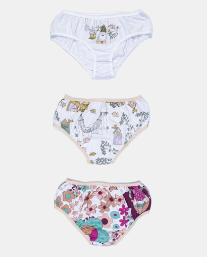 Kit Calcinha Feminina Kids