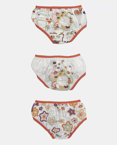 Kit Calcinha Feminino Kids
