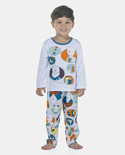 Pijama Masculino Baby Manga Longa e Calça