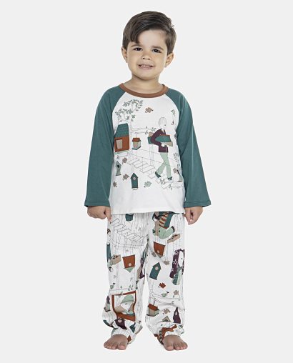 Pijama Masculino Baby Manga Longa e Calça