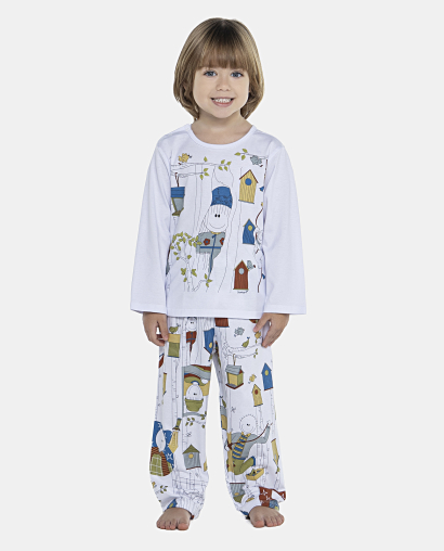 Pijama Masculino Baby Manga Longa e Calça