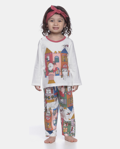 Pijama manga longa e calça    