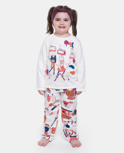 Pijama Manga Longa e Calça