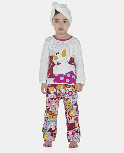 Pijama Feminino Baby Manga Longa e Calça