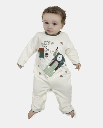 Macacão Masculino Bebe Manga Longa Moletinho