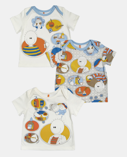 Kit Pagão Masculino Bebe Manga Curta