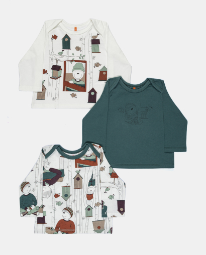 Kit Pagão Masculino Bebe Manga Longa