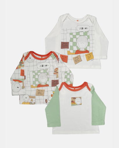 Kit Pagão Masculino Bebe Manga Longa
