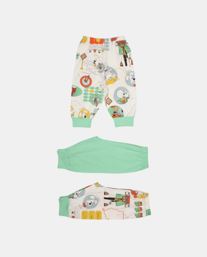 Kit Mijão Longo Bebê Menino Estampado