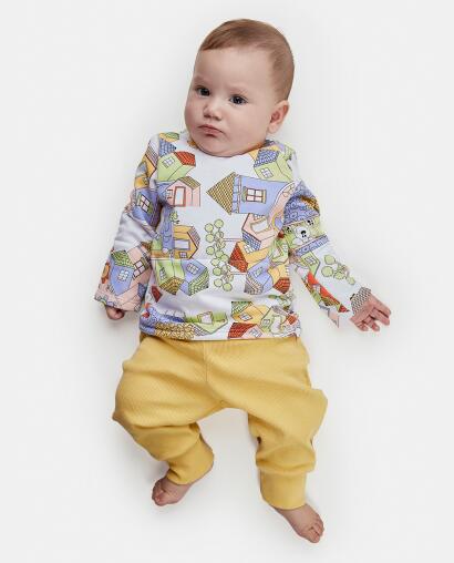 Pijama Feminino Bebe Body Manga Longa Moletinho e Calça Canelada