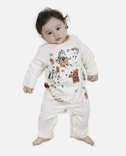 Macacão Feminino Bebe Manga Longa Moletinho