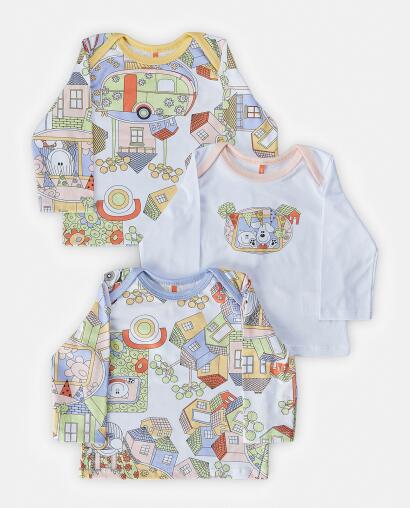 Kit Pagão Feminino Bebe Manga Longa