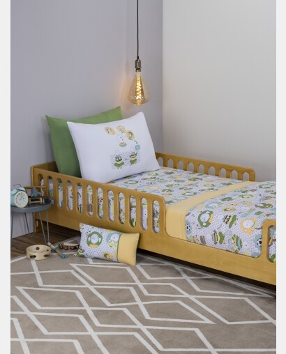 Lençol Elástico com Fronhas Casal Masculino