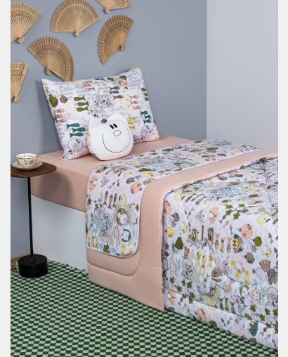 Jogo de Lençol Solteiro Feminino 