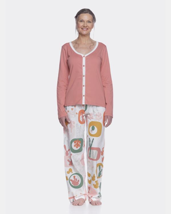 Homewear clássico manga longa e calça