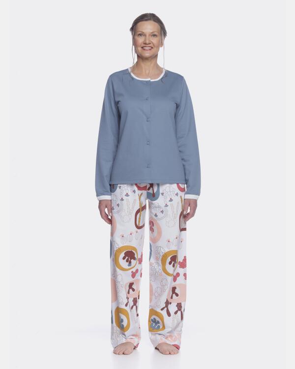 Homewear clássico manga longa e calça