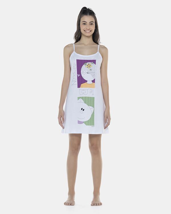 Camisola Feminina Adulto Alça