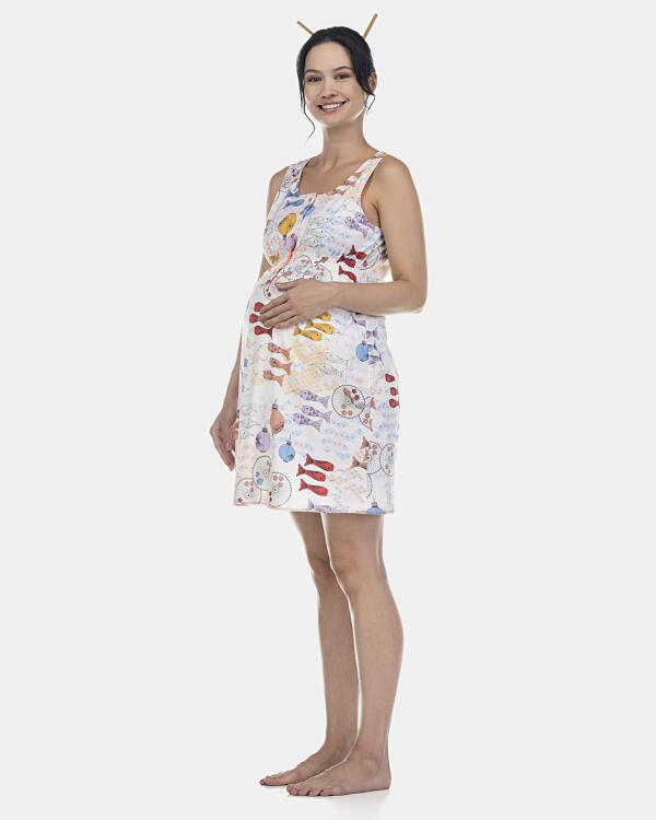 Camisola Feminina Gestante Regata Aberta