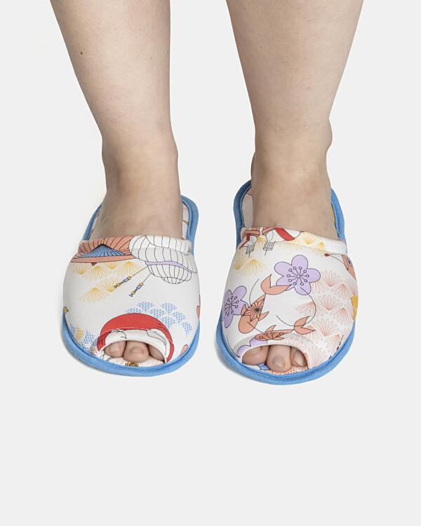 Pantufa Feminina Adulto Com Abertura