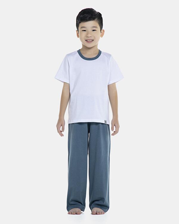 Pijama Masculino Kids Manga Curta e Calça