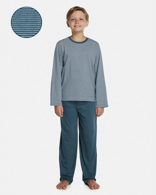 Pijama Masculino Kids Manga Longa e Calça