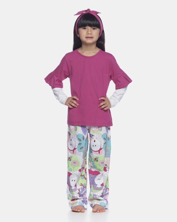 Homewear manga longa e calça