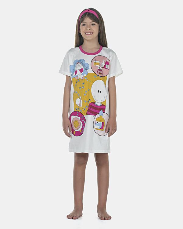 Camisão Feminino Kids Manga Curta