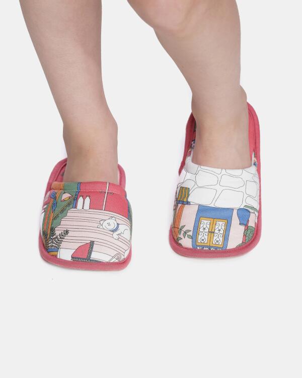 PANTUFA FECHADA FEMININA INFANTIL - 5 A 12 ANOS  