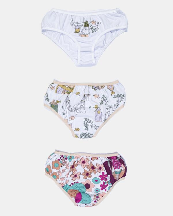 Kit Calcinha Feminina Kids