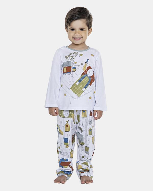 Pijama Masculino Baby Manga Longa e Calça
