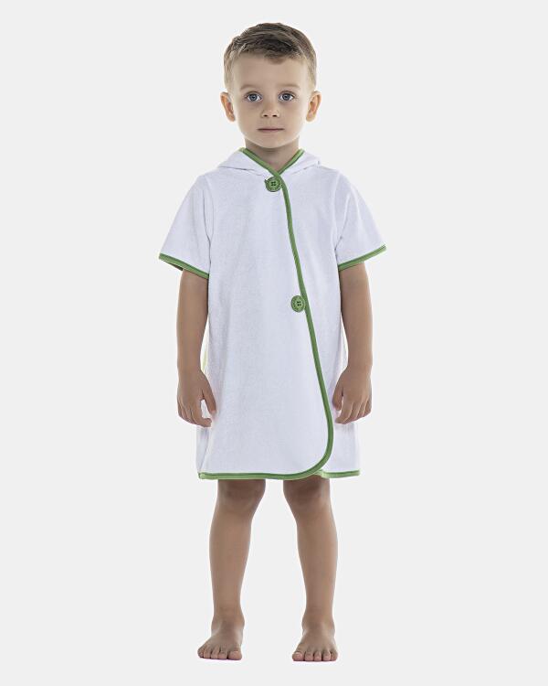 Roupão Masculino Baby Manga Curta Atoalhado