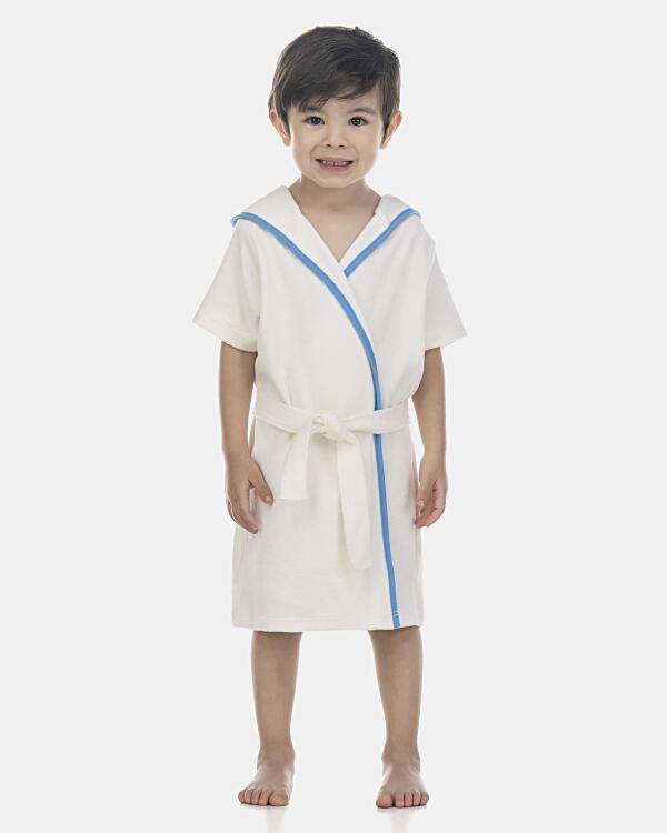Roupão Masculino Baby Manga Curta Atoalhado