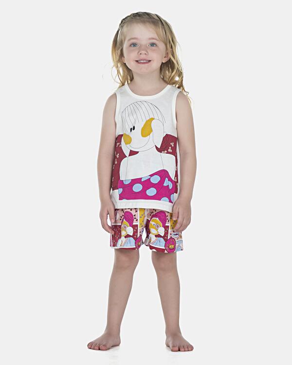 Pijama Feminino Baby Regata e Short
