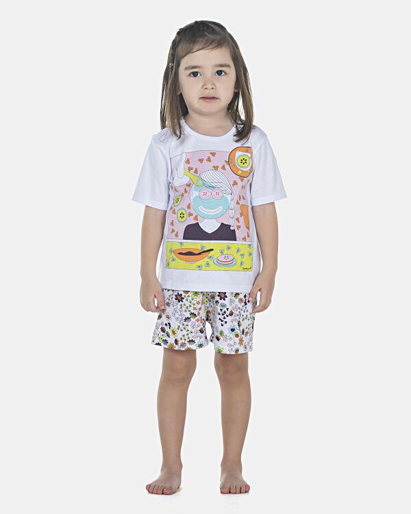 Pijama Feminino Baby Manga Curta e Short