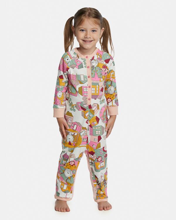 Macacão Feminino Baby Manga Longa