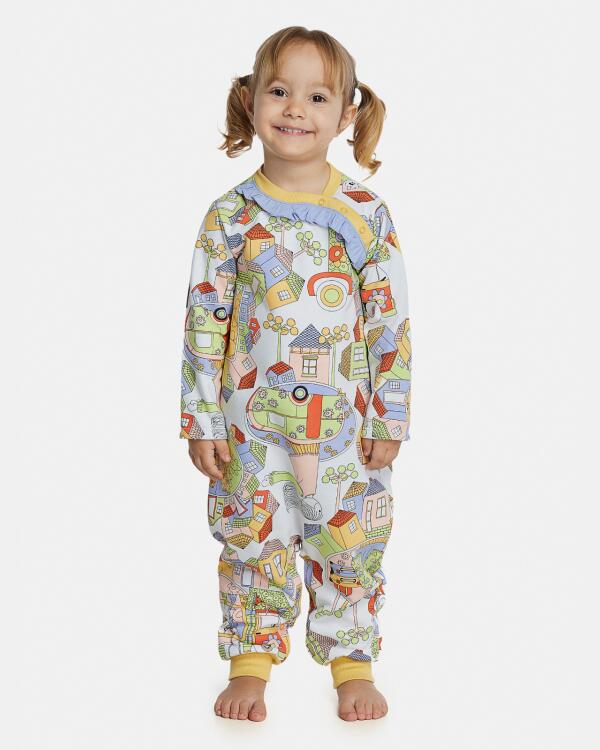 Macacão Feminino Baby Manga Longa